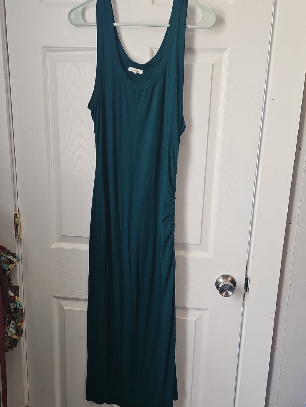 Maurices Teal Sleeveless Maxi Dress